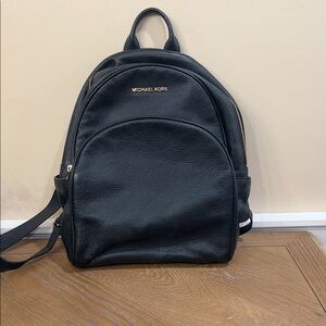 Michael Kors Black Leather Backpack BEAUTIFUL